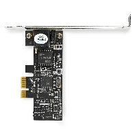 StarTech.com 2.5Gbps 2.5GBASE-T PCIe Network Card, Internal, Wired, PCI Express, Ethernet, 2500 Mbit/s, Black
