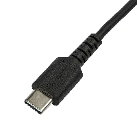 StarTech.com 6 foot (2m) Durable Black USB-C to Lightning Cable - Heavy Duty Rugged Aramid Fiber USB Type A to Lightning Charger/Sync Power Cord - Apple MFi Certified iPad/iPhone 12, Black, USB A, Lightning, 2 m, Male, Male