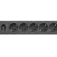 APC PME5U2B-GR, 680 J, 5 AC outlet(s), Type F, 230 V, 50/60 Hz, 10 A