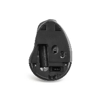 Kensington Pro Fit Ergo Vertical Wireless Mouse, Right-hand, Optical, RF Wireless, 1600 DPI, Black