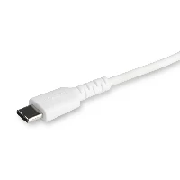 StarTech.com 3 foot (1m) Durable White USB-C to Lightning Cable - Heavy Duty Rugged Aramid Fiber USB Type A to Lightning Charger/Sync Power Cord - Apple MFi Certified iPad/iPhone 12, White, USB C, Lightning, 1 m, Male, Male