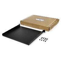 StarTech.com 1U Server Rack Shelf - Universal Rack Mount Cantilever Shelf for 19