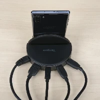 Universal USB-C Phone Dock Targus AWU420GL. Basic device type Smartphone, Brand compatibility Universal. Docking connector type USB Type-C. Width 108 mm, Depth 108 mm, Height 22.3 mm, Weight 290 g. Product colour Black  Get the most out of your USB-C smartphone with this Universal USB-C Phone Dock. Dock your USB-C DP Alt Mode phone to the Universal USB-C Phone Dock and connect it to an external HDMI display to extend the functionality of your phone to your television or monitor. Pl