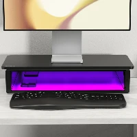 Kensington UVStand monitor stand with UVC sanitisation compartment, Freestanding, 18 kg, 86.4 cm (34