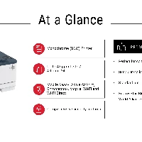 Xerox B310 A4 40ppm Wireless Duplex Printer PS3 PCL5e/6 2 Trays Total 350 Sheets, Laser, 2400 x 2400 DPI, A4, 40 ppm, Duplex printing, Blue, White