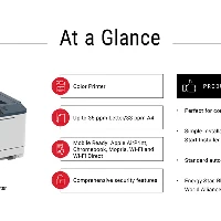 Xerox C310 A4 33ppm Wireless Duplex Printer PS3 PCL5e/6 2 Trays Total 251 Sheets, Laser, Colour, 1200 x 1200 DPI, A4, 35 ppm, Duplex printing