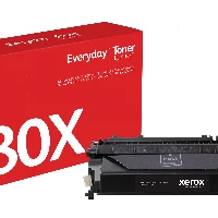 Everyday Black Toner compatible with HP 80X (CF280X), Extra High Yield Everyday Black Toner compatible with HP 80X (CF280X), Extra High Yield. Black toner page yield 11500 pages, Printing colours Black, Quantity per pack 1 pc(s)  Everyday Black Toner compatible with HP 80X (CF280X), Extra High Yield, by Xerox. Comes with a lifetime warranty and is designed for optimum quality, performance, reliability, and safety. Offered at a significantly lower cost compared to cartridges from origina