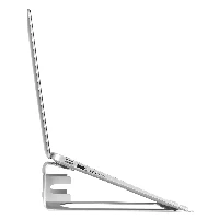 StarTech.com Laptop Stand - 2-in-1 Laptop Riser Stand or Vertical Stand - Ideal for Ultrabooks & MacBook Pro/Air - Ergonomic Angled Notebook Holder for Office Desk - Silver, Aluminum, Silver, Aluminium, 27.9 cm (11