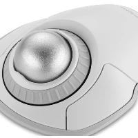 KENSINGTON Orbit Wireless Trackball with Scroll Ring - White Kensington Orbit Wireless Trackball with Scrol