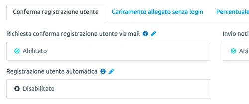 Registrazione utente