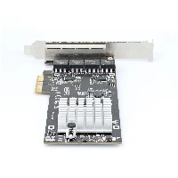 StarTech.com 4-Port 2.5Gbps NBASE-T PCIe Network Card, Intel I225-V Chip, Quad Port Computer Network Card, Multi-Gigabit NIC, PCI Express Server LAN Card, Desktop Ethernet Interface Card, PCI Express 2.0 (PR42GI-NETWORK-CARD) - Adattatore di rete - PCIe 2