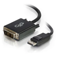 C2G 4.5m DisplayPort Male to Single Link DVI-D Male Adapter Cable - Black (TAA Compliant), 4.5 m, DisplayPort, DVI-D, Male, Male, Straight