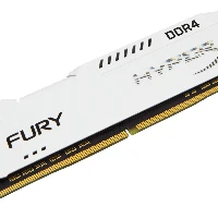 HyperX FURY - DDR4 - modulo - 8 GB - DIMM 288-PIN - 2400 MHz / PC4-19200 - CL15 - 1.2 V - senza buffer - non ECC - bianco