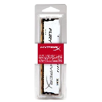 HyperX FURY - DDR4 - modulo - 8 GB - DIMM 288-PIN - 2400 MHz / PC4-19200 - CL15 - 1.2 V - senza buffer - non ECC - bianco