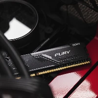 HyperX FURY - DDR4 - modulo - 4 GB - DIMM 288-PIN - 3200 MHz / PC4-25600 - CL16 - 1.35 V - senza buffer - non ECC - nero