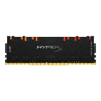 HyperX Predator RGB - DDR4 - kit - 32 GB 2 x 16 GB - DIMM 288-PIN - 3600 MHz / PC4-28800 - CL17 - 1.35 V - senza buffer - non ECC - nero