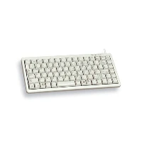 CHERRY G84-4100, Mini, Wired, USB, QWERTY, Grey