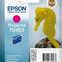 Epson Seahorse Singlepack Magenta T0483, Magenta, Pigment-based ink, 1 pc(s)