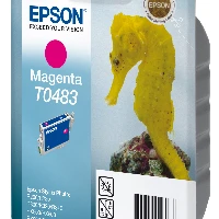 Epson Seahorse Singlepack Magenta T0483, Magenta, Pigment-based ink, 1 pc(s)