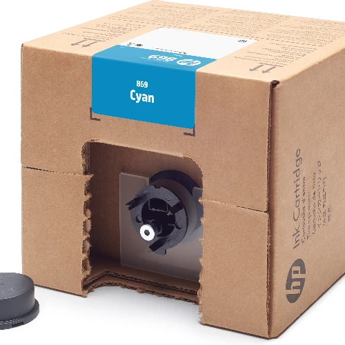 HP 869 3L Cyan PageWide XL Pro Ink Cartridge, Original, Cyan, HP, PageWide XL Pro, 3000 ml, 1 pc(s)