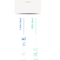 D-Link AX3000 Wi-Fi 6 Dual-Band PoE Outdoor Access Point, 2.4 GHz, 5 GHz, 3000 Mbit/s, 64-bit WEP, 128-bit WEP, SSID, WEP, WPA, WPA2, WPA3, 10,100,1000,2500 Mbit/s