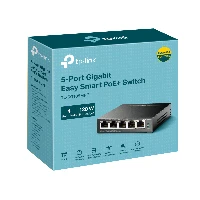TP-Link 5-Port Gigabit Easy Smart Switch with 4-Port PoE+, L2, Gigabit Ethernet (10/100/1000), Power over Ethernet (PoE)