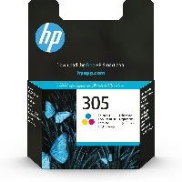 HP 305 Tri-color Original Ink Cartridge, Standard Yield, Cyan, Magenta, Yellow, Dye-based ink, 2 ml, 1 pc(s), Single pack