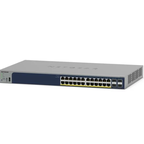 NETGEAR GS728TPP, Managed, L2/L3/L4, Gigabit Ethernet (10/100/1000), Power over Ethernet (PoE), Rack mounting