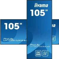iiyama LH10551UWS-B1AG, Digital signage flat panel, 2.66 m (104.7