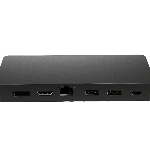 HP Universal USB-C Multiport Hub, Wired, USB 3.2 Gen 2 (3.1 Gen 2) Type-C, 10,100,1000 Mbit/s, Black, 4K Ultra HD, 60 Hz