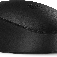 HP 125 Wired Mouse, Ambidextrous, Optical, USB Type-A, Black