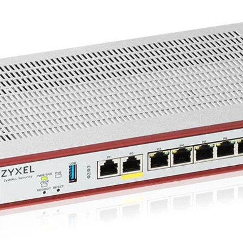 Zyxel USG Flex 100HP, 3 Gbit/s, 750 Mbit/s, 1500 Mbit/s, 550382.5753 h, IKEv2, IPSec, SSL, Wired