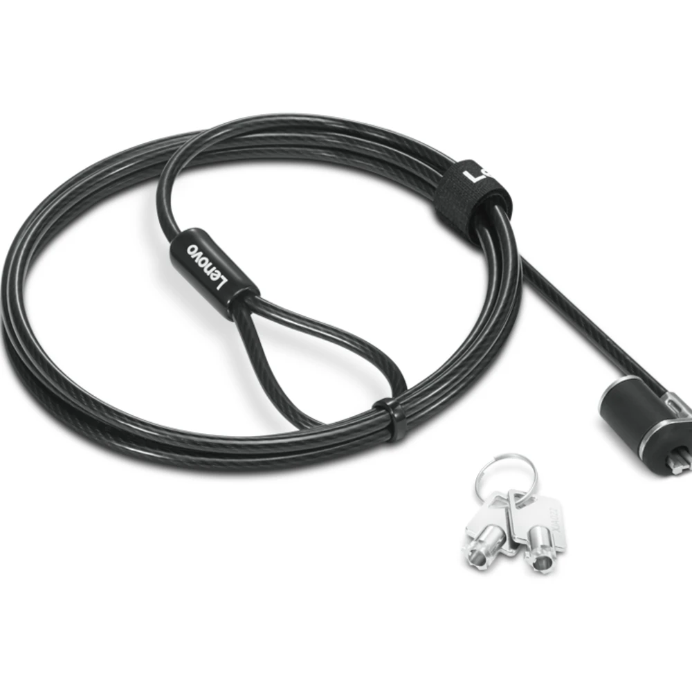 Lenovo 4XE1F30276, 1.5 m, Kensington, Key, Black