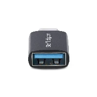 StarTech.com USB-C to USB-A Adapter, USB 5Gbps, Compact USB-C Male to USB-A Female Adapter, Durable Metal Housing, M/F, USB Type-C, USB Type-A, Black