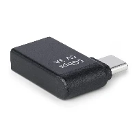 StarTech.com Right Angled USB-C to USB-A Adapter, USB 5Gbps, Compact USB-C Male to USB-A Female Adapter, Metal Housing, M/F, USB Type-C, USB Type-A, Black