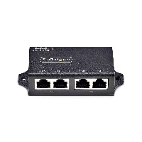 StarTech.com 2-Port Gigabit Midspan PoE+ Injector, 10/100/1000Mbps, PoE+ (802.3af/at), 30W, 1Gbps Ethernet, Wall Mountable, Unmanaged Inline Power Over Ethernet, Gigabit Ethernet, Fast Ethernet, 10,1000,100 Mbit/s, 10/100/1000, IEEE 802.3ab, IEEE 802.3af, IEEE 802.3i, IEEE 802.3u, IEEE 802.3at, IC Plus - IP802AR, Black