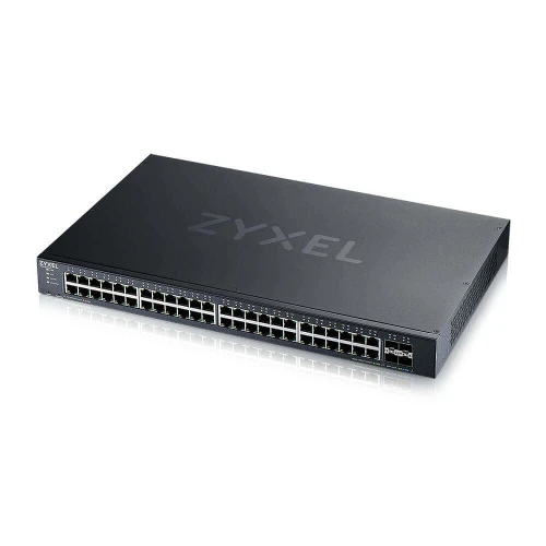 Zyxel XGS1935-52, Managed, L2+/L3, Gigabit Ethernet (10/100/1000), Rack mounting