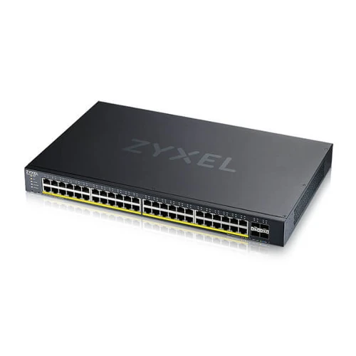 Zyxel XGS1935-52HP, Managed, L2/L3, Gigabit Ethernet (10/100/1000), Power over Ethernet (PoE), Rack mounting