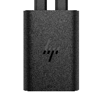 HP 65W Gallium Nitride USB-C Laptop Charger, 90 V, 65 W, 1.6 A, 8 A, Black, 0 - 35 C