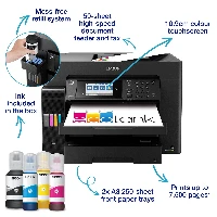 Epson EcoTank ET-16655, Inkjet, Colour printing, 4800 x 1200 DPI, A3, Direct printing, Black