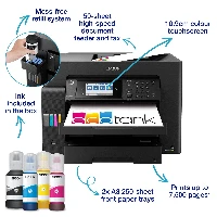 Epson EcoTank ET-16605, Inkjet, Colour printing, 4800 x 2400 DPI, A3, Direct printing, Black