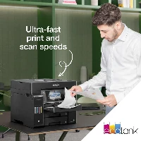 Epson EcoTank ET-5805, Inkjet, Colour printing, 4800 x 2400 DPI, A4, Direct printing, Black