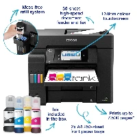 Epson EcoTank ET-5805, Inkjet, Colour printing, 4800 x 2400 DPI, A4, Direct printing, Black