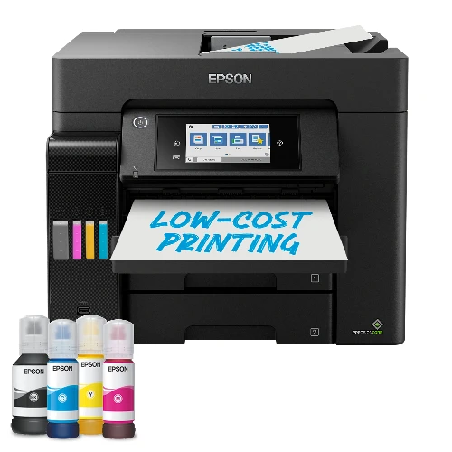 Epson EcoTank ET-5855, Inkjet, Colour printing, 4800 x 2400 DPI, A4, Direct printing, Black