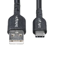 StarTech.com 4m (13ft) USB-A to USB-C Charging Cable, Charge & Sync, 3A, USB 2.0, TPE Jacket - Black USB Charging Cord, 4 m, USB A, USB C, USB 2.0, 0.48 Gbit/s, Black