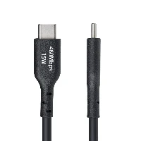 StarTech.com 3m (9.8ft) USB-A to USB-C Charging Cable, Charge & Sync, 3A, USB 2.0, TPE Jacket - Black USB Charging Cord, 3 m, USB A, USB C, USB 2.0, 0.48 Gbit/s, Black