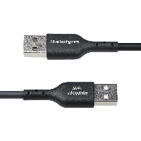 StarTech.com 3m (9.8ft) USB-A to USB-C Charging Cable, Charge & Sync, 3A, USB 2.0, TPE Jacket - Black USB Charging Cord, 3 m, USB A, USB C, USB 2.0, 0.48 Gbit/s, Black