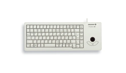 CHERRY XS Trackball, Full-size (100%), Wired, USB, QWERTY, Grey