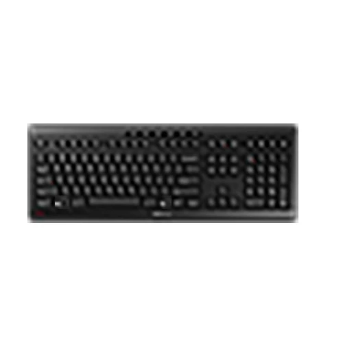 CHERRY Stream Wireless, Full-size (100%), Wired & Wireless, RF Wireless + USB, QWERTY, Black