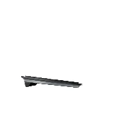 CHERRY KW 9100 SLIM, Wireless, RF Wireless + Bluetooth, QWERTY, Black